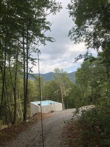Home building lot nestled in the woods of western North Carolina